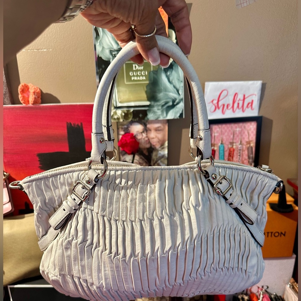 Coach Madison Sophia Gathered Leather Satchel - Picture 3 of 13